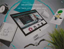 Tablet Screenshot of deafinbothears.com